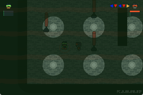 HUD flipping based on mode